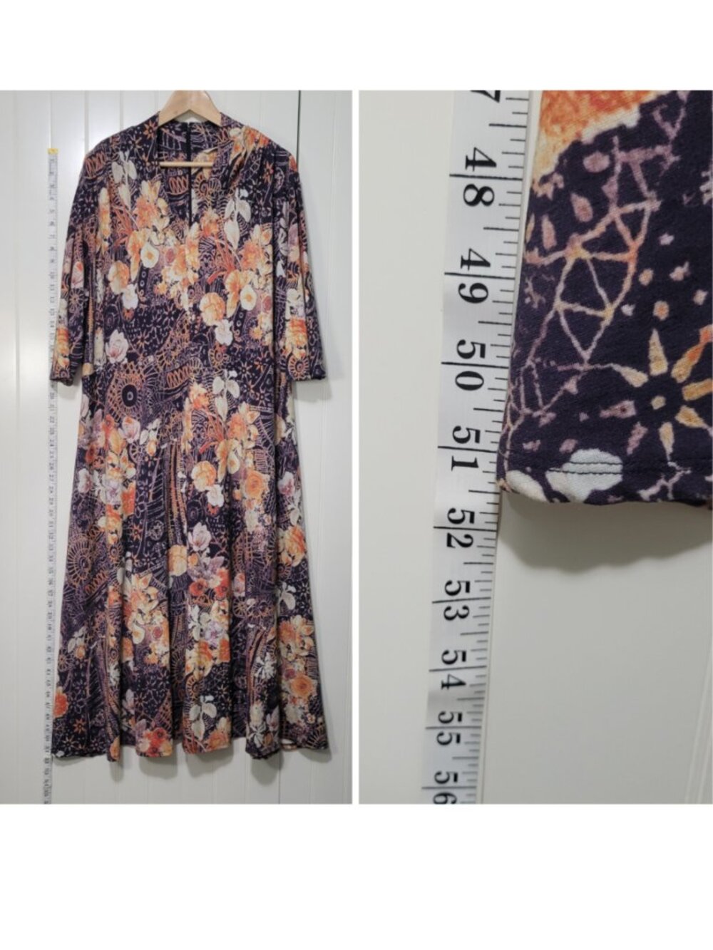 Soft Surroundings Naima Boho Festival Hippie Cottagecore Floral Print Maxi Dress - Picture 15 of 16